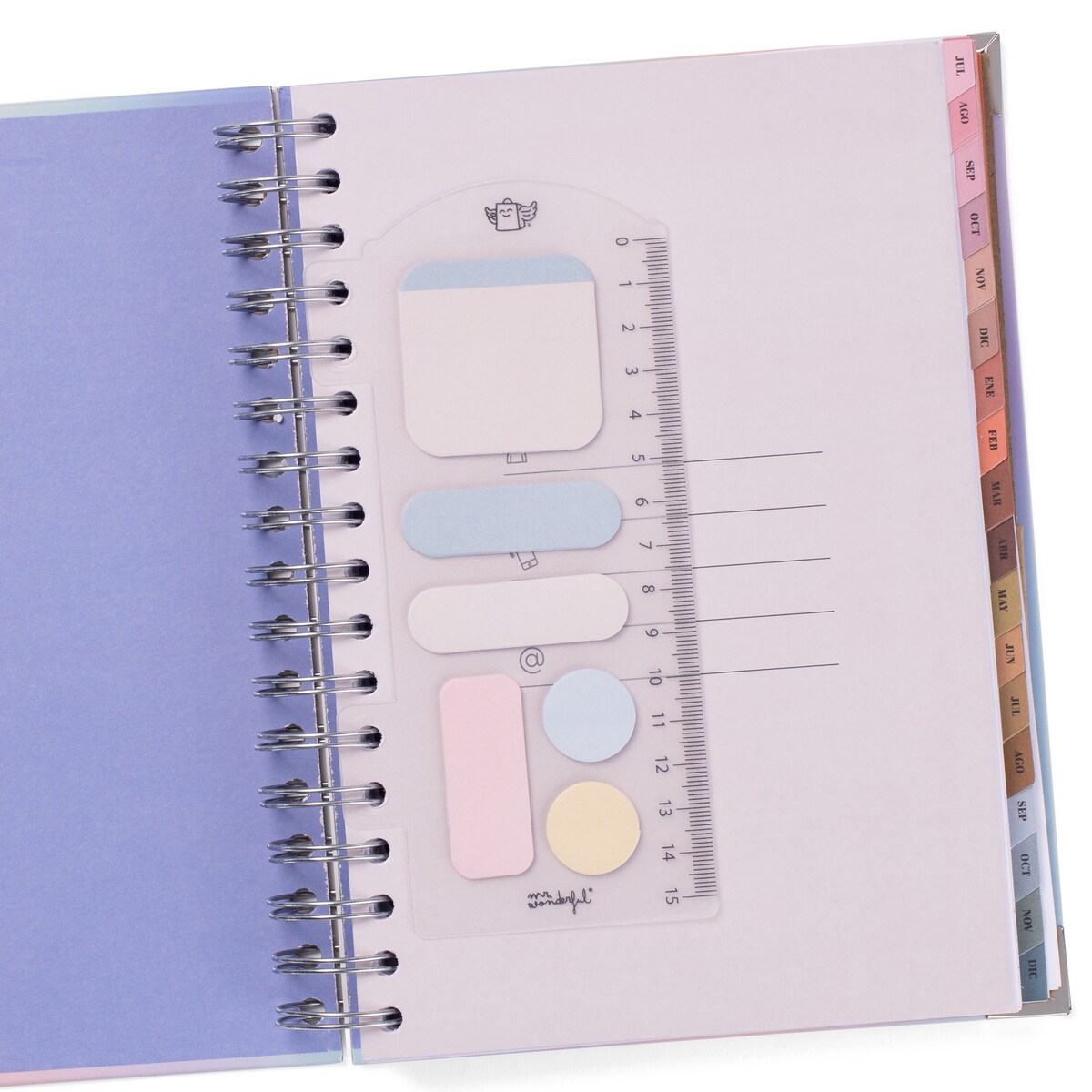 Agenda semanal 18 meses 2025-2026 Mr Wonderful: Viviendo con estilo. 7