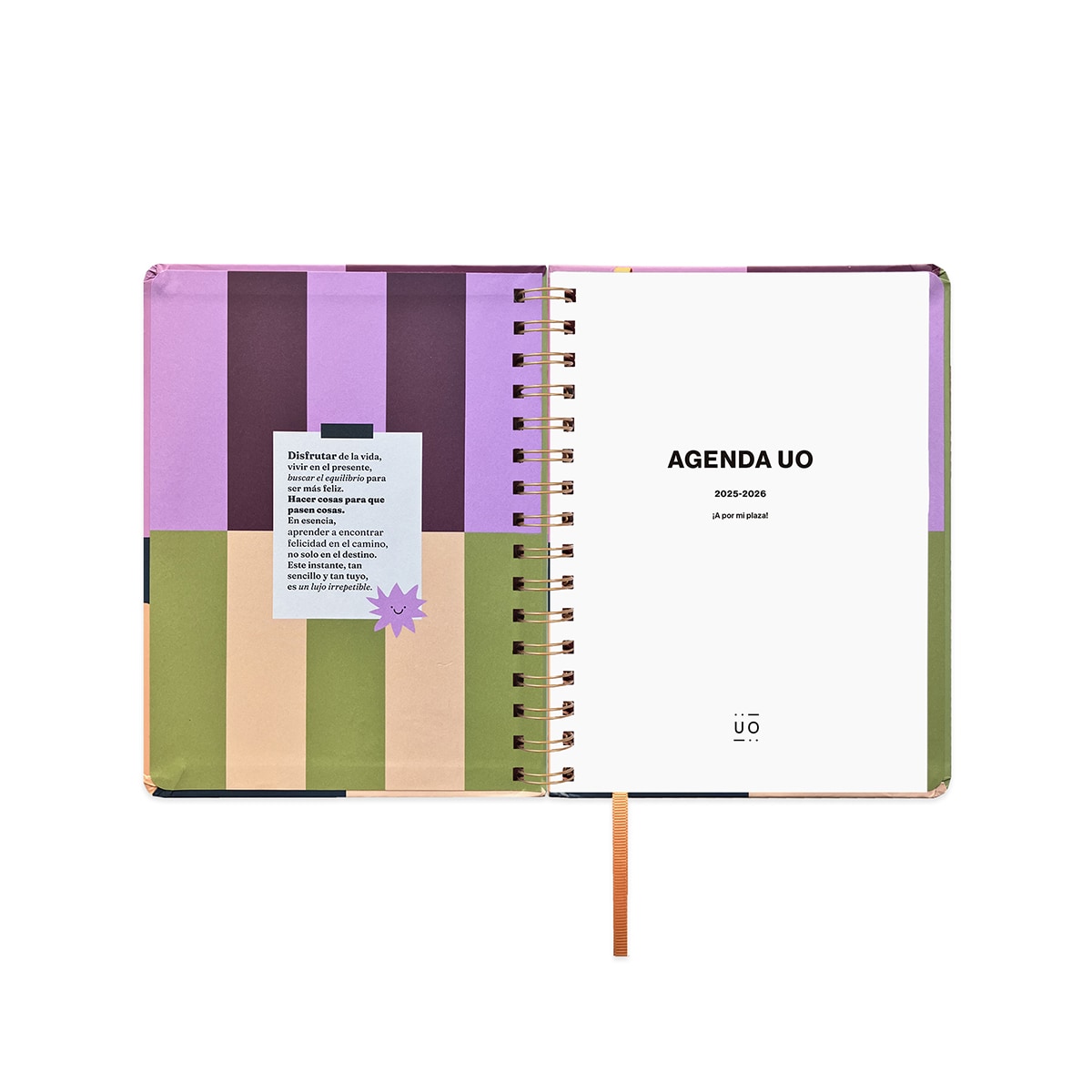 Agenda escolar UO Opositiva día página 2025-2026 2