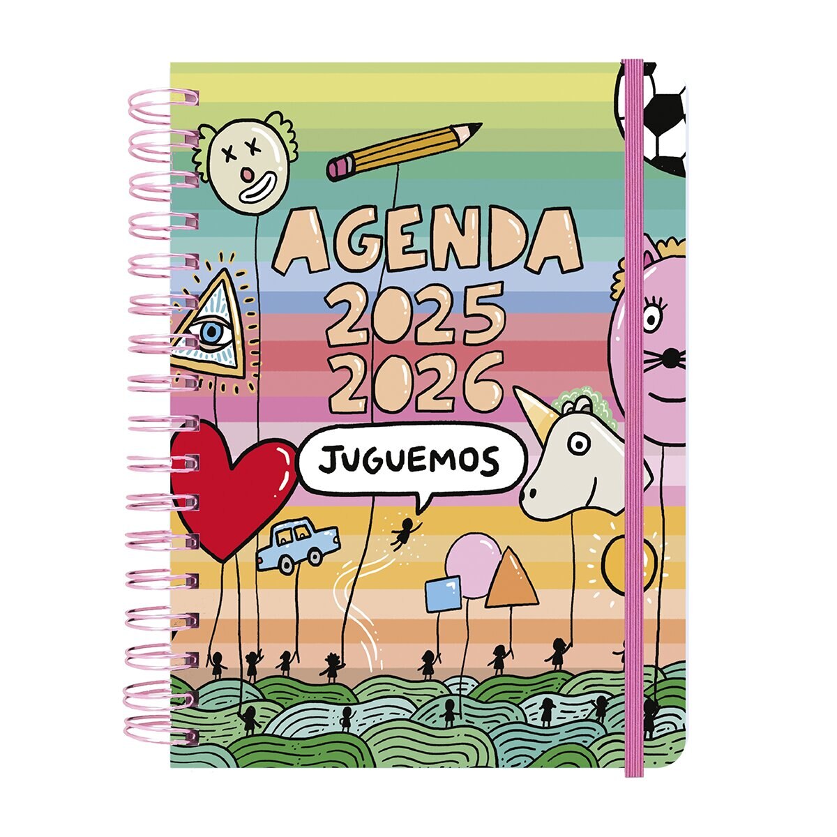 Imagen 1 de Agenda escolar semanal Tantanfan multicolor 72 kilos