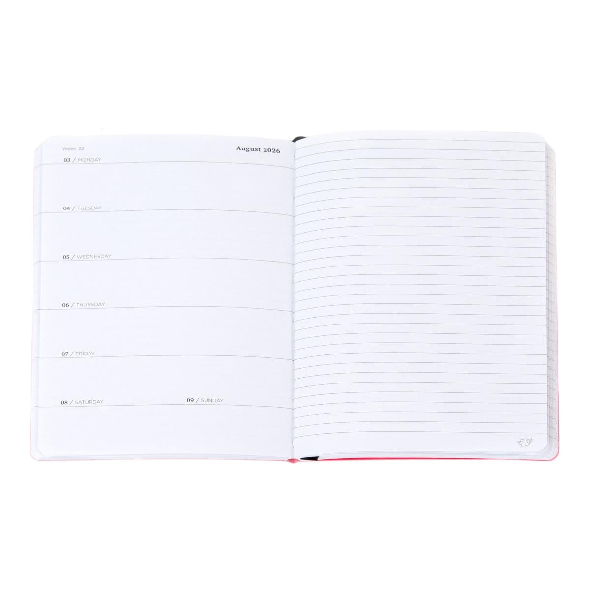 Agenda POCKET 2026 Semanal Pequena - Rosa 2