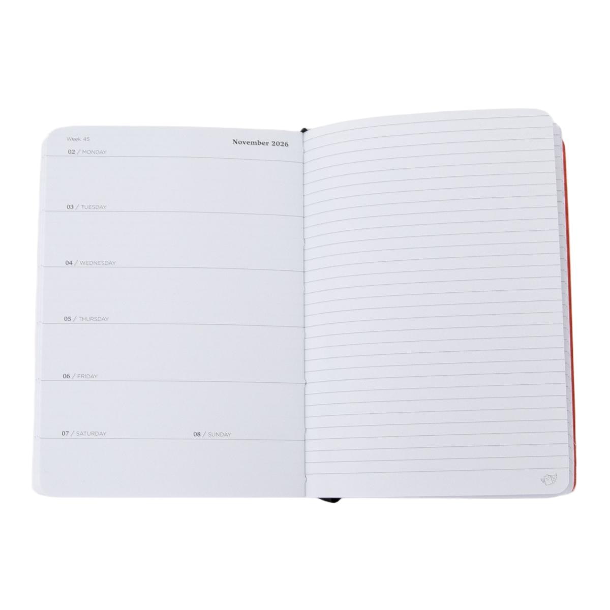 Agenda POCKET 2026 Semanal Pequena - Laranja 2