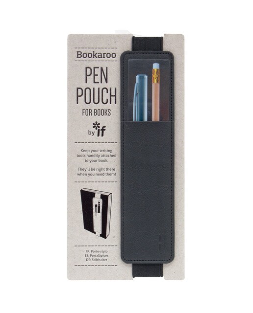 Imagem 0 de Bolsa de lápis para livro If Bookaroo preta