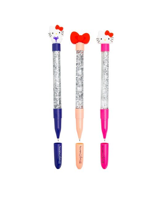 Imagen 3 de Set de estuche + 3 bolis Hello Kitty x Mr Wonderful:  ¿Qué hacemos hoy?