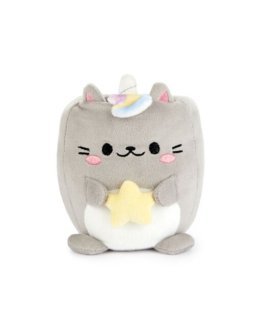 Porta-lápis Fluffy Kawaii Starry Tecido - Cinzento 1
