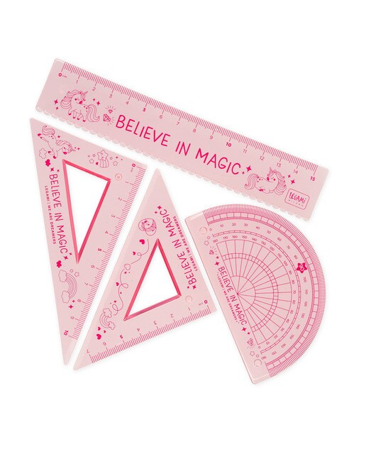 Set réguas Legami Unicorn 1