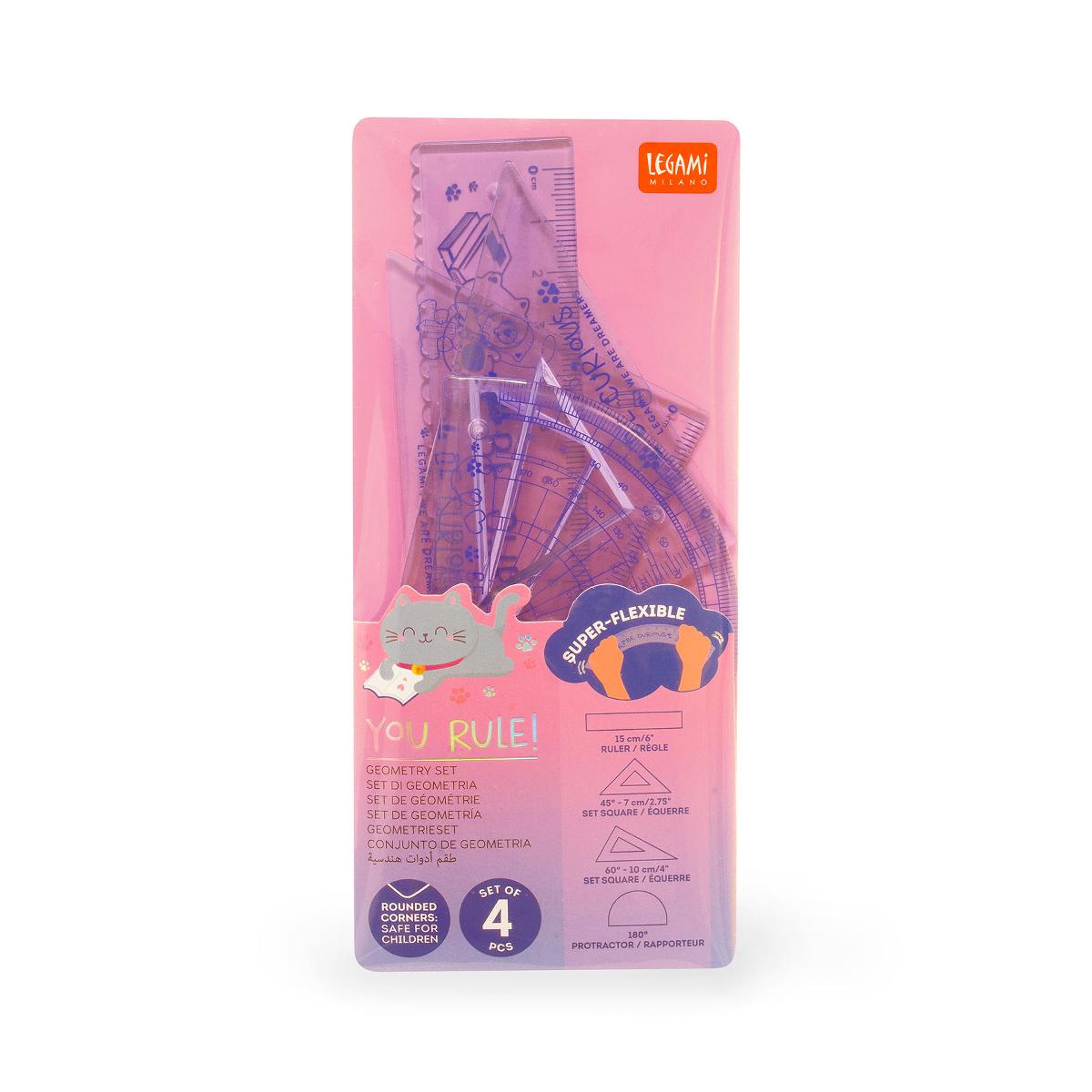 Conjunto de régua Legami Kitty 4