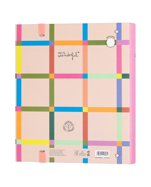Carpeta con anillas y folios MrWonderful Urban: Do it your way every day 4