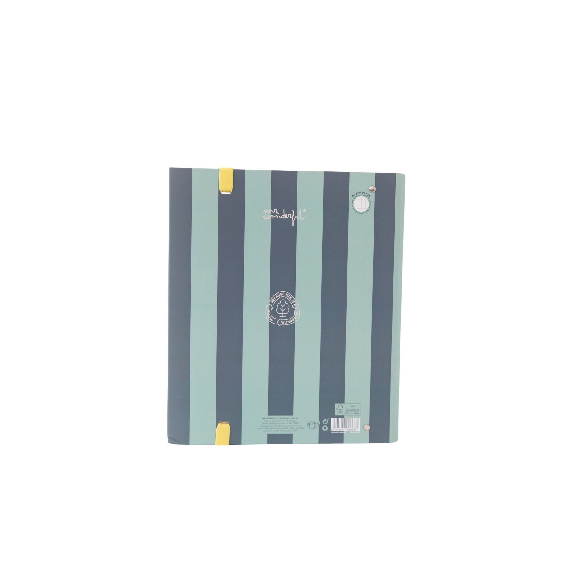 Carpeta con anillas y folios Mr Wonderful: Positivity & creativity 2