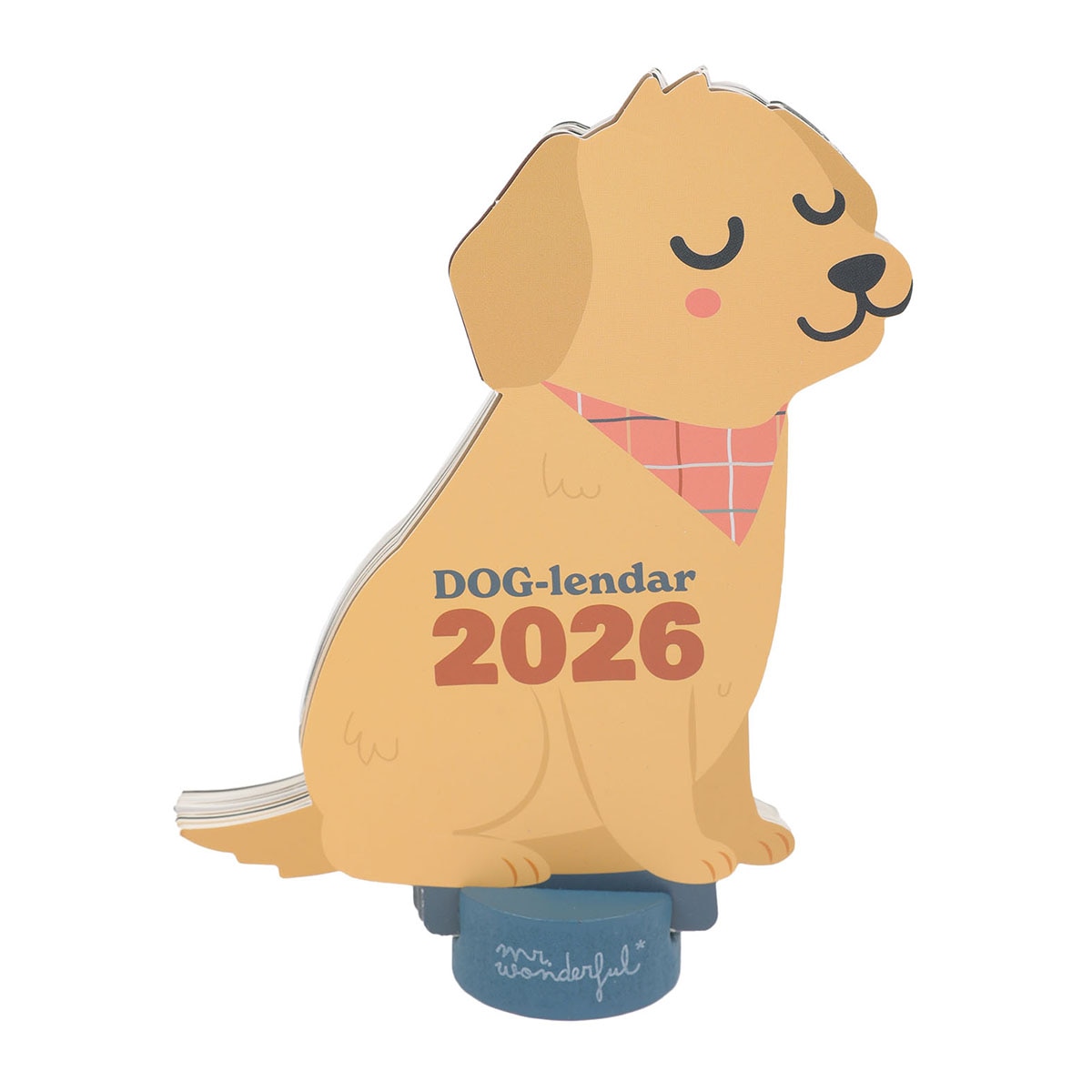 Imagem 0 de Calendário de Mesa 2026 com Base Mr Wonderful: DOG-lendar