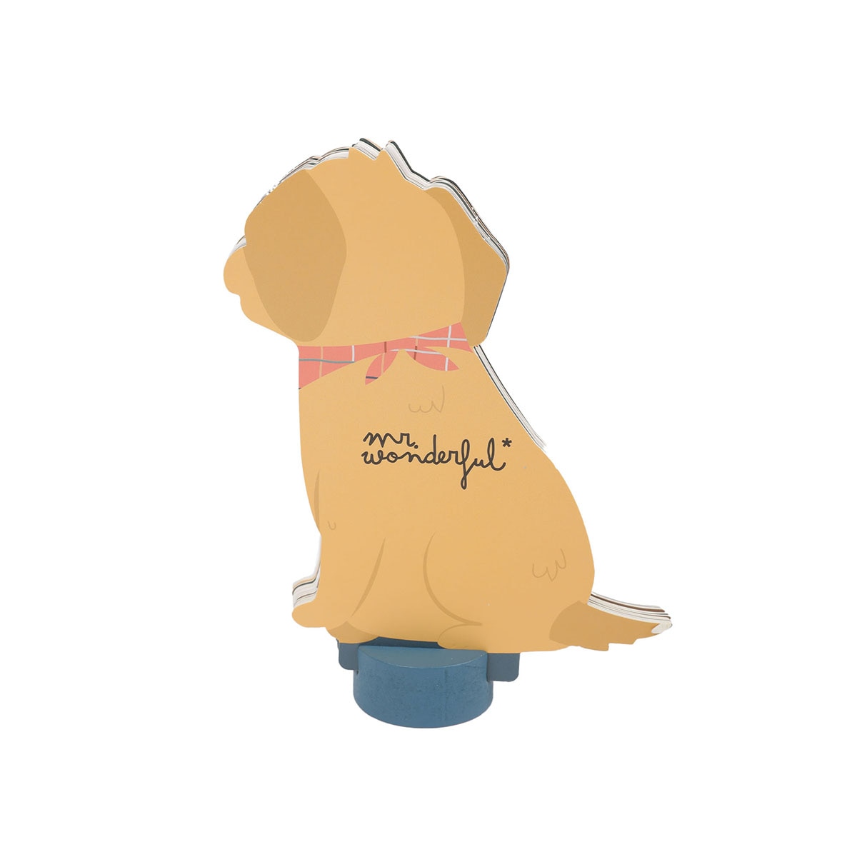 Calendário de Mesa 2026 com Base Mr Wonderful: DOG-lendar 2