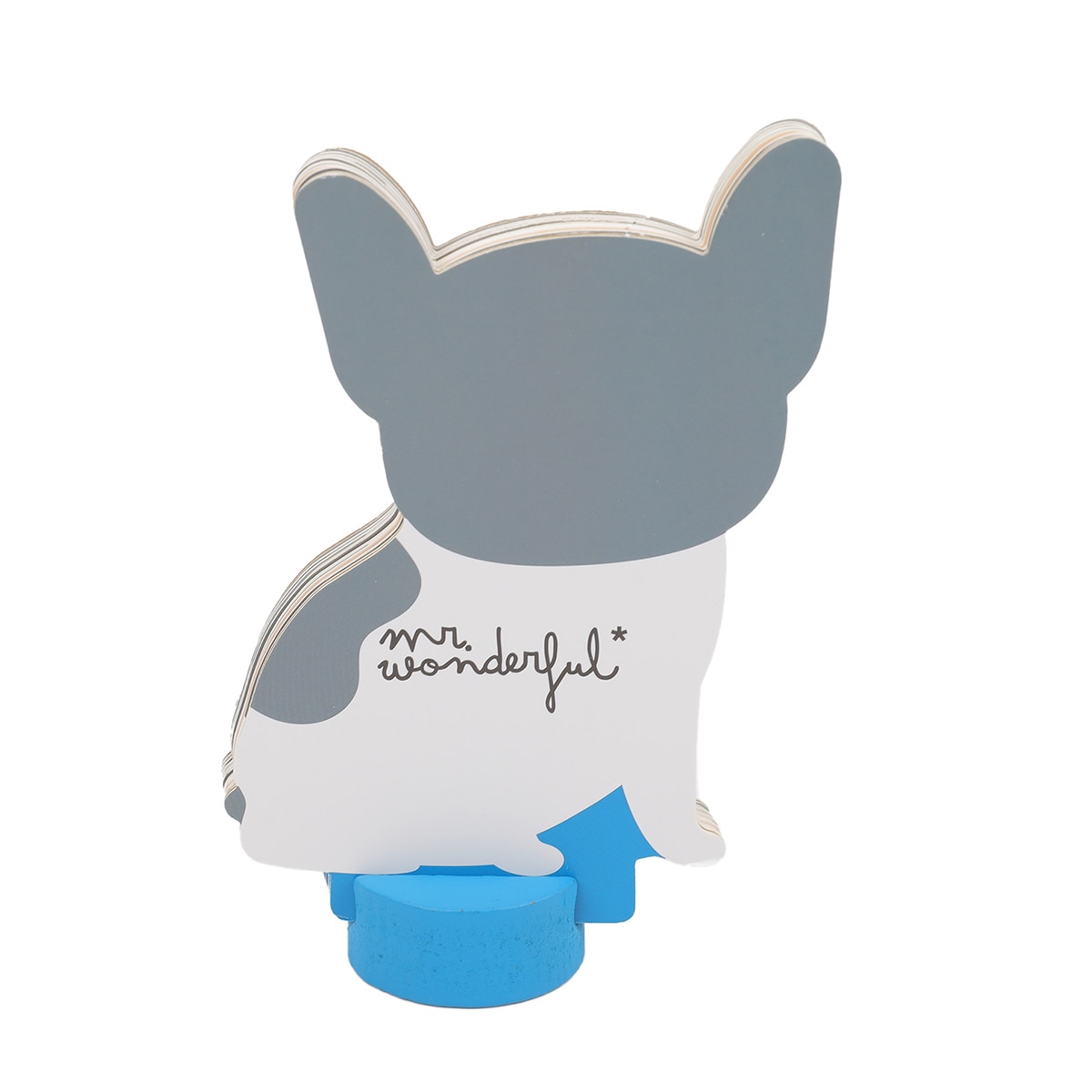 Calendário de Mesa 2026 com Base Mr Wonderful: Bulldog 2