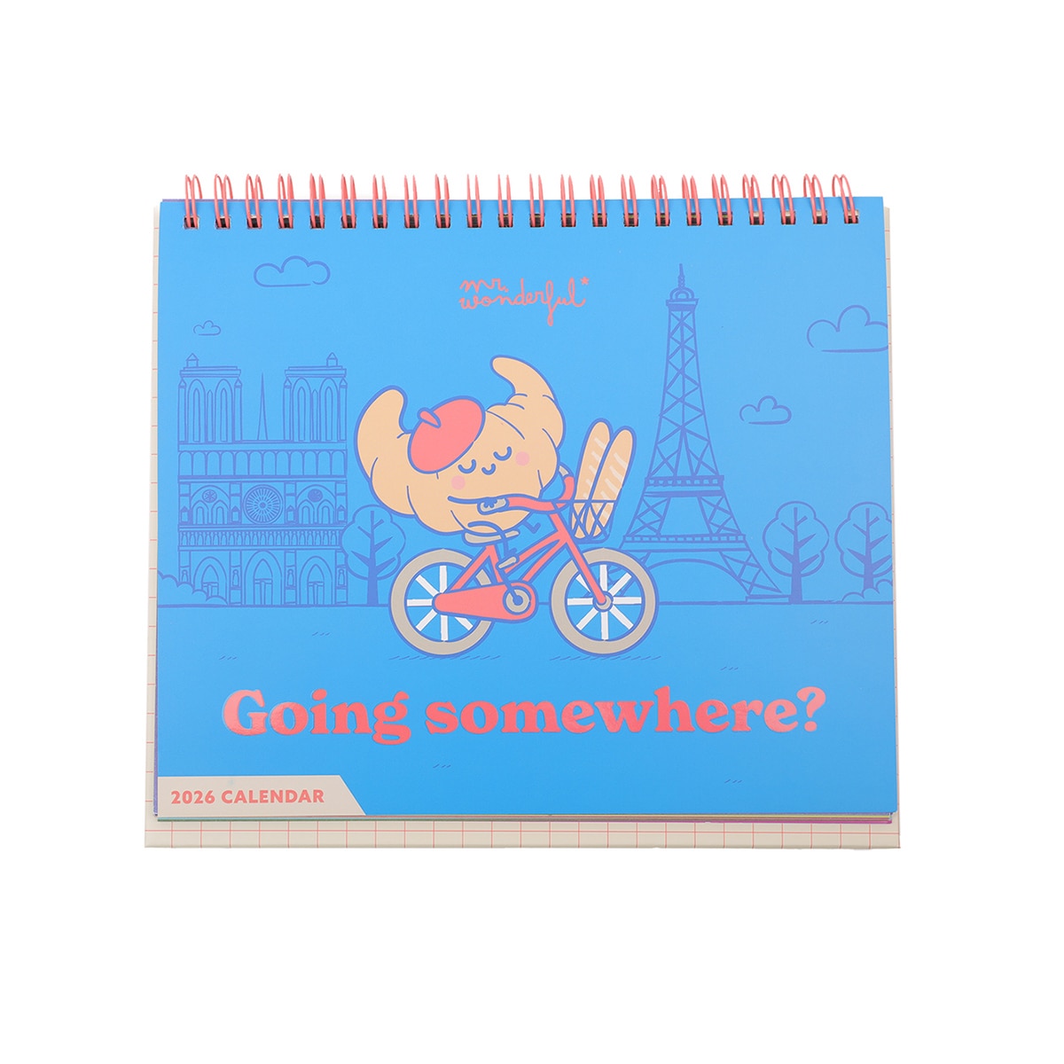 Imagem 0 de Calendário de Mesa 2026 Mr Wonderful: Going Somewhere?
