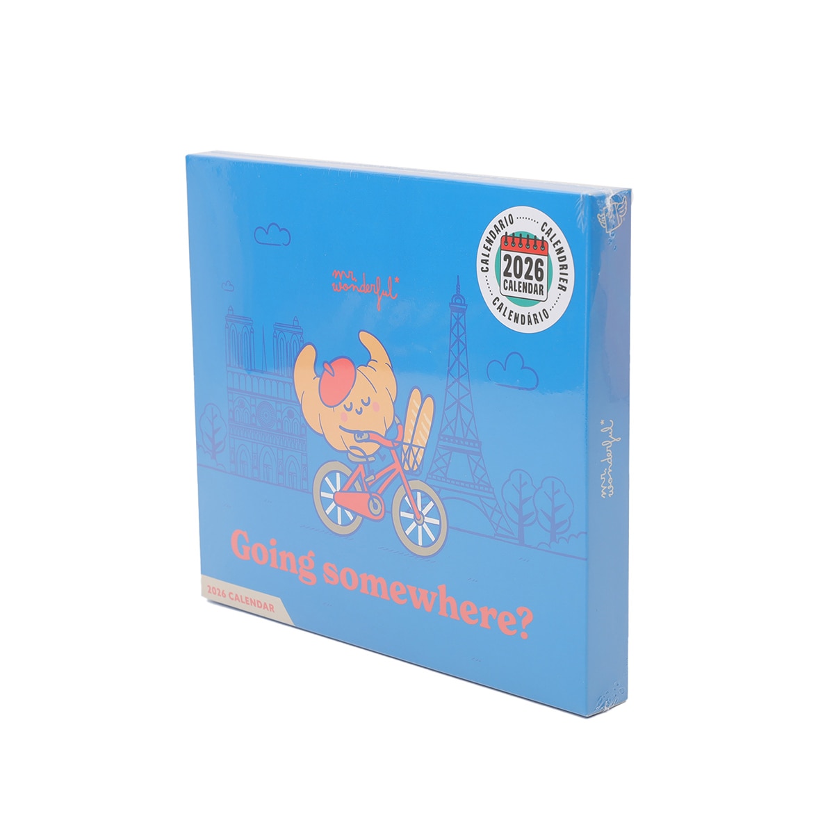 Calendário de Mesa 2026 Mr Wonderful: Going Somewhere? 4