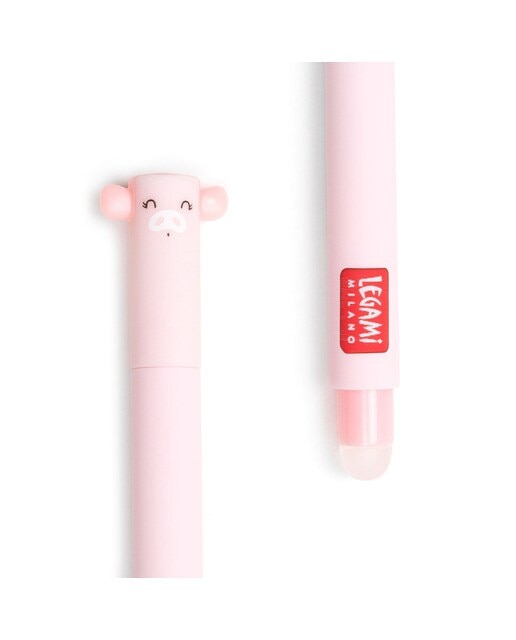 Caneta esferográfica de tinta apagável Piggy 2