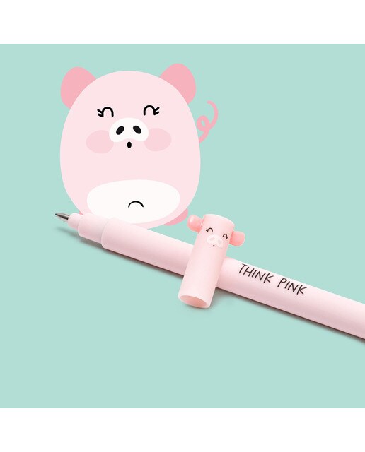 Caneta esferográfica de tinta apagável Piggy 3