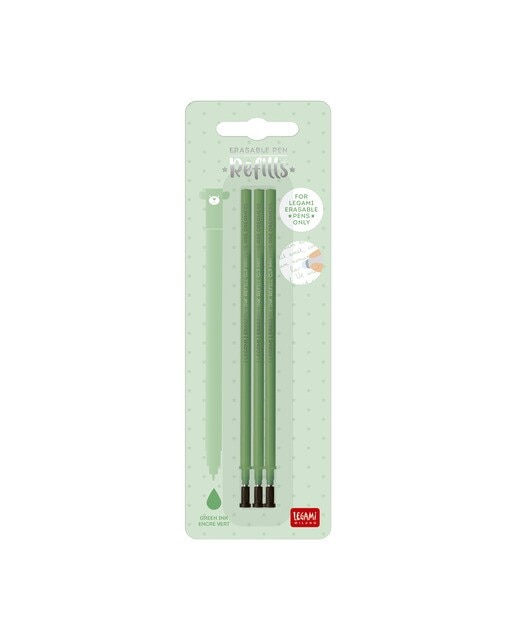 Recarga de caneta esferográfica de gel verde 1