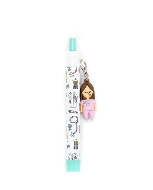 Caneta Esferográfica Retrátil Charm Coisas de Enfermeiros 3