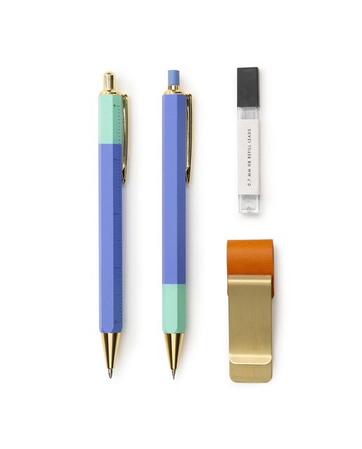Conjunto de Caneta Esferográfica e Lapiseira 1