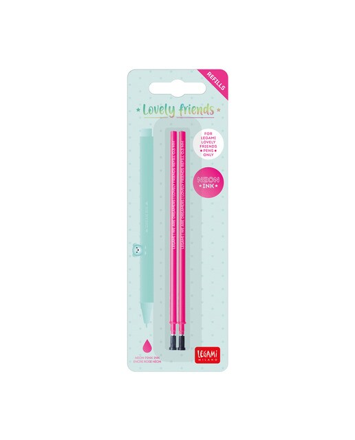 Conjunto 2 Recargas Gel Legami Neon Pink 1