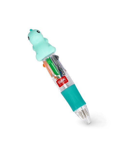 Mini Esferográfica 4 Cores Legami Dino 1