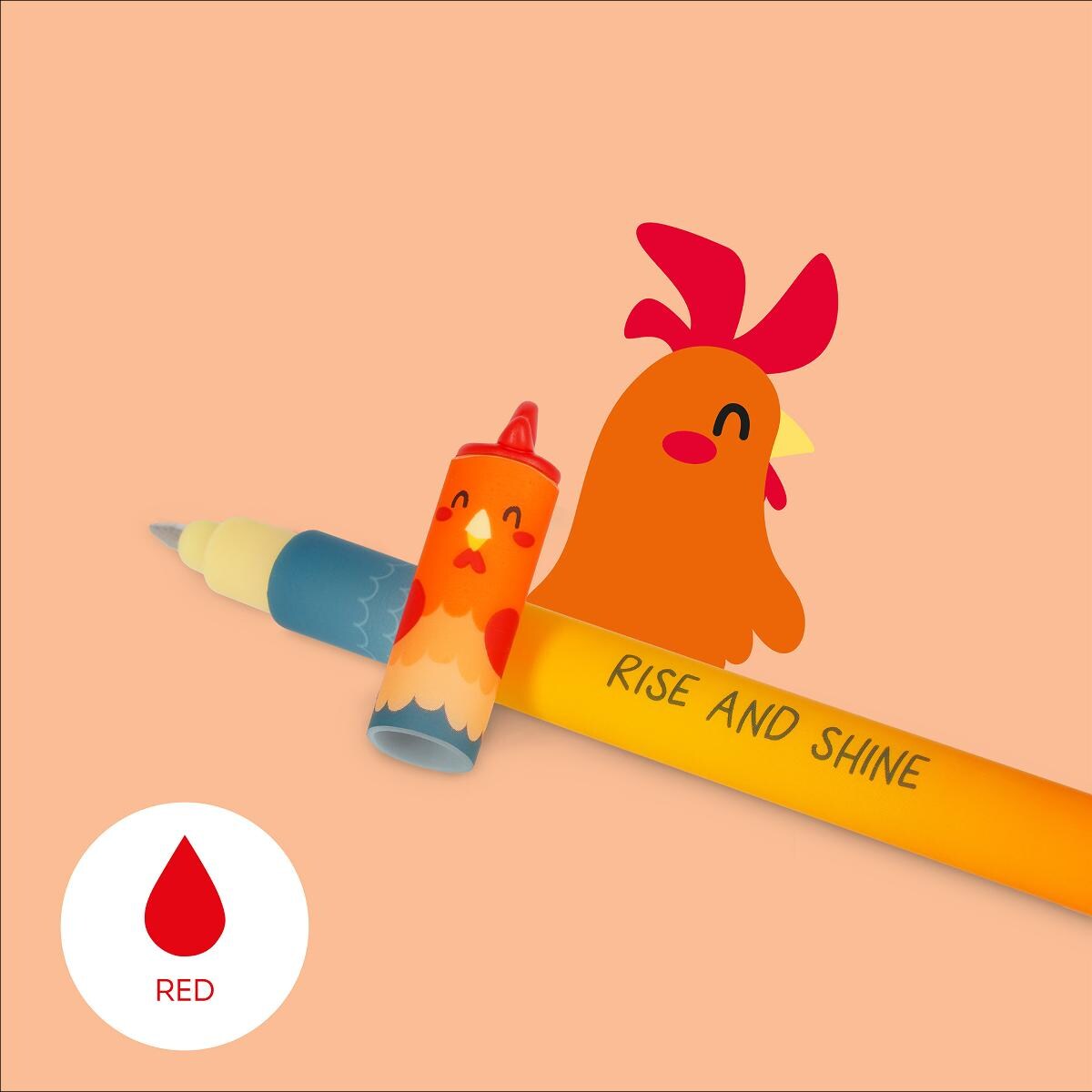 Set 4 Esferográficas gel Apagávels Legami Granja 5