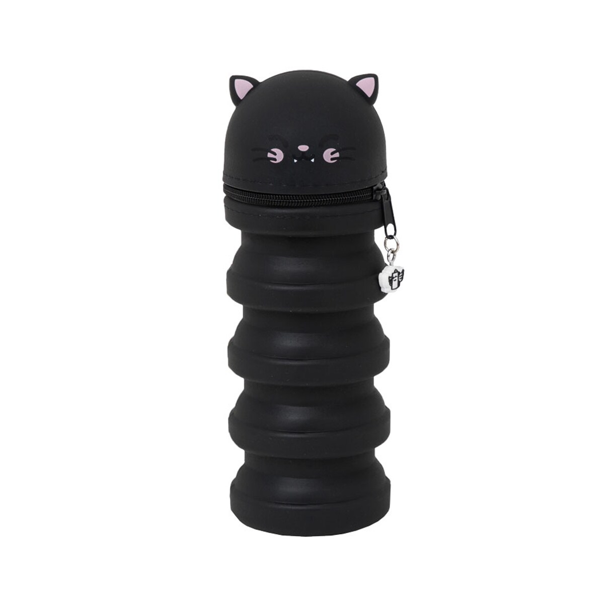 Estuche extensible de silicona Mr Wonderful: Gato negro. 1
