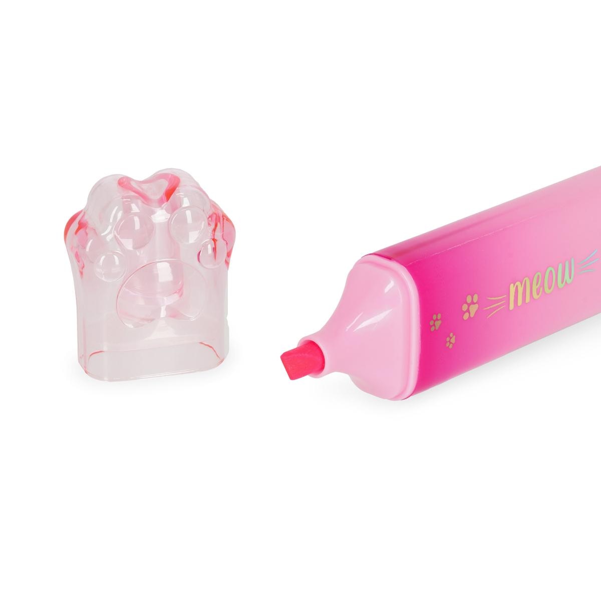 Marcador Legami Kitty Paw Pink 2