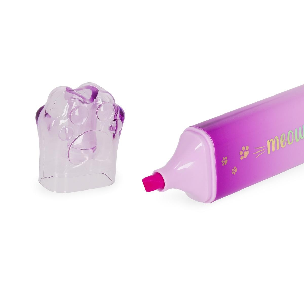 Marcador Legami Kitty Paw Violet 3