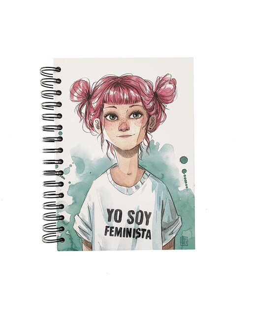Imagem 0 de Caderno Argolas Esther Gili Feminista