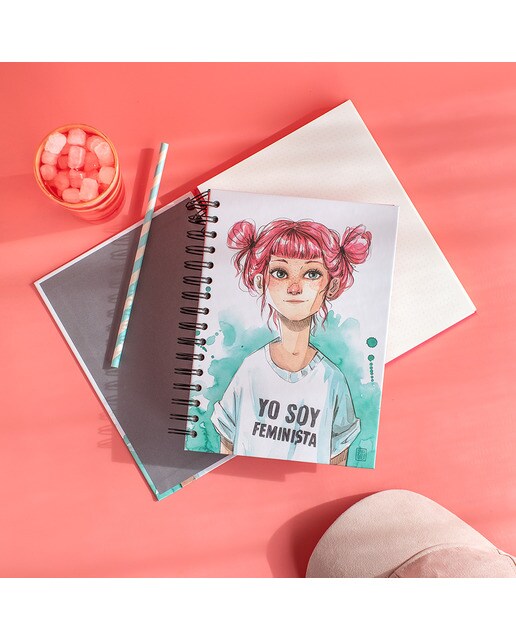 Caderno Argolas Esther Gili Feminista 3