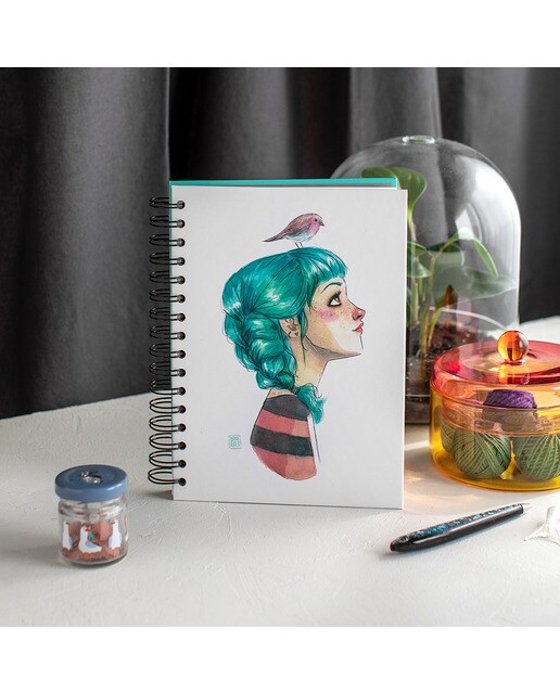Caderno Argolas Esther Gili Sara e Finch 2