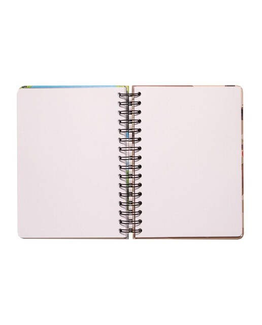 Caderno de Capa Forrada A5 BT21 - Azul/Verde 3