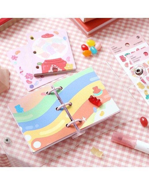 Recarga para Caderno 3 Argolas Jelly 3