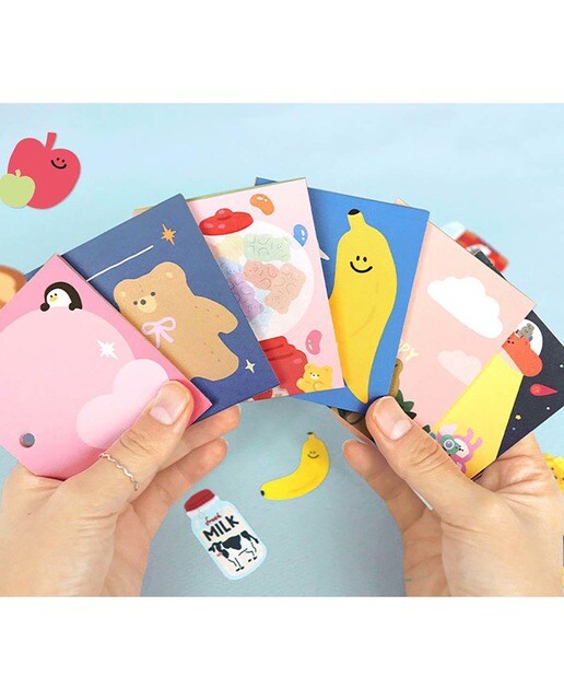 Recarga para Caderno 3 Argolas Jelly 7
