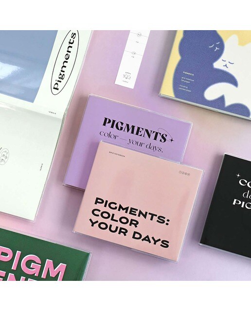 Caderno Pigment - Verde 11