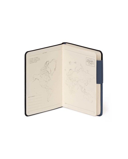 Bloco de Notas Small Planed Galactic - Blue 3