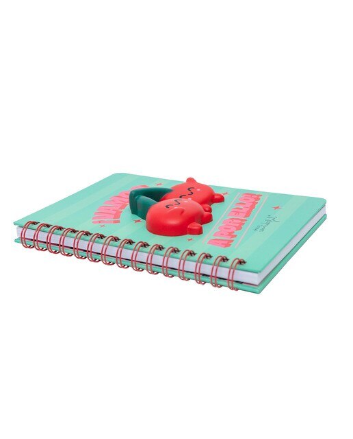 Libreta A5 con squishy Mr Wonderful: Cerezas ¡Vamos a por ello! 2