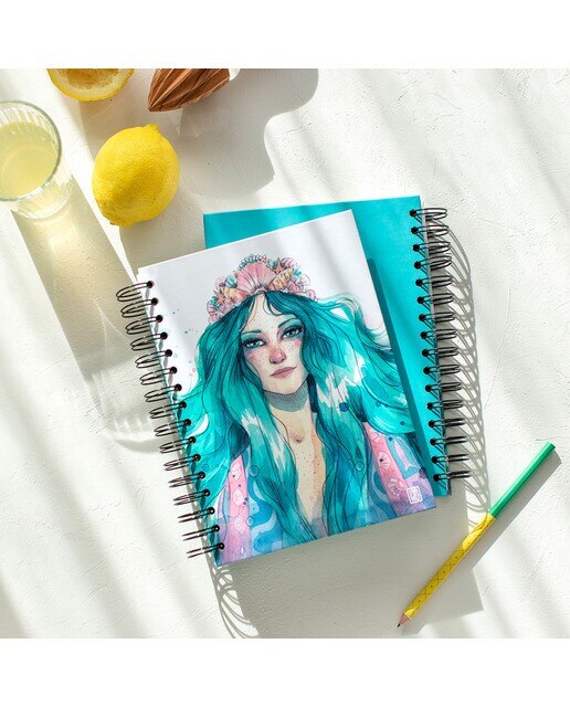 Caderno Argolas Esther Gili Oceano 3