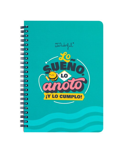 Imagen 0 de Libreta A5 Mr Wonderful: Lo sueño, lo anoto ¡y lo cumplo!
