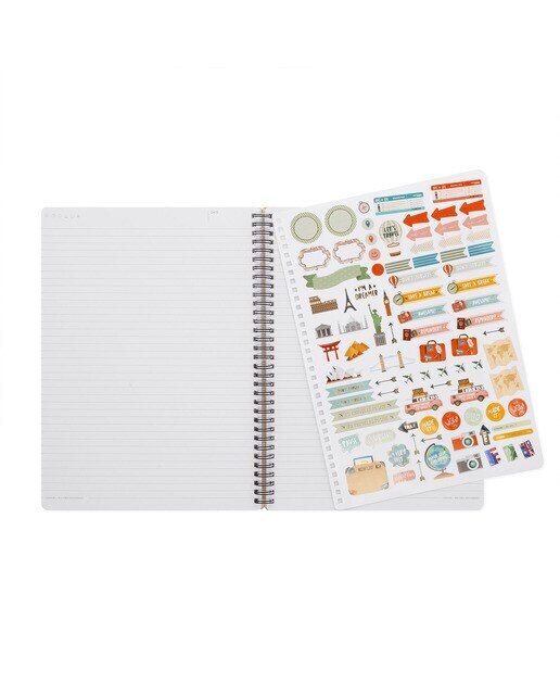Maxi Caderno 3 em 1 Legami Travel 5