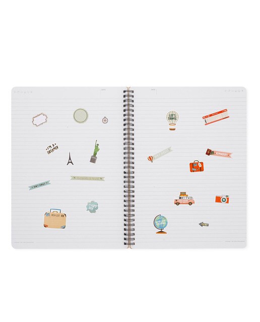 Maxi Caderno 3 em 1 Legami Travel 6