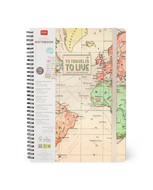 Maxi Caderno 3 em 1 Legami Travel 7