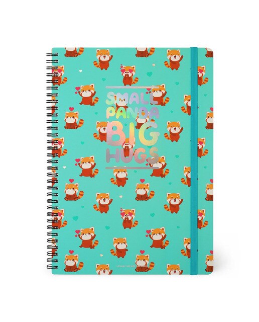 Maxi Caderno 3 em 1 Legami Red Panda 1