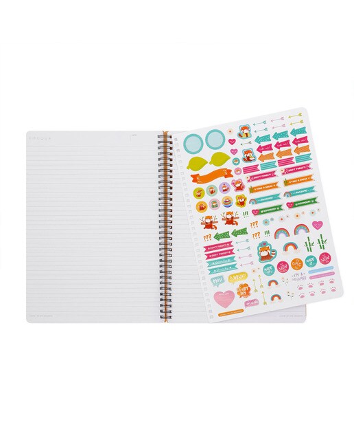 Maxi Caderno 3 em 1 Legami Red Panda 5