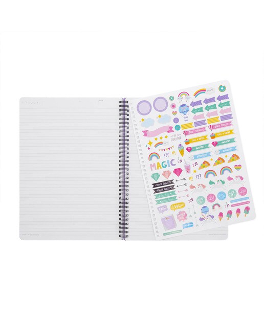 Maxi Caderno 3 em 1 Legami Unicorn 5