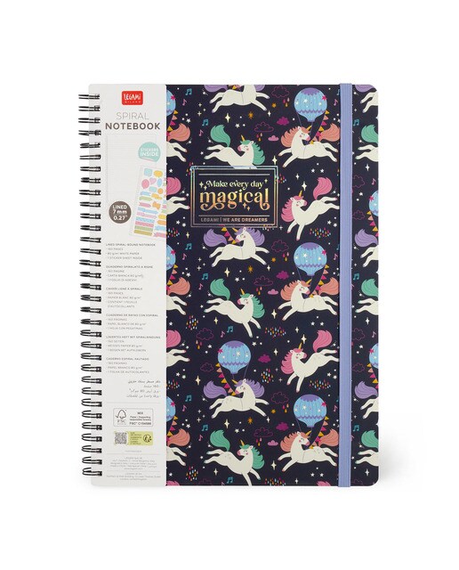 Maxi Caderno 3 em 1 Legami Unicorn 7