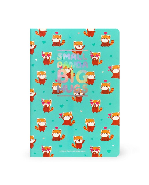 Imagem 0 de Caderno A5 Legami Red Panda
