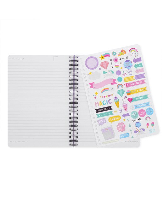 Cuaderno A5 con espiral Legami Unicorn 5