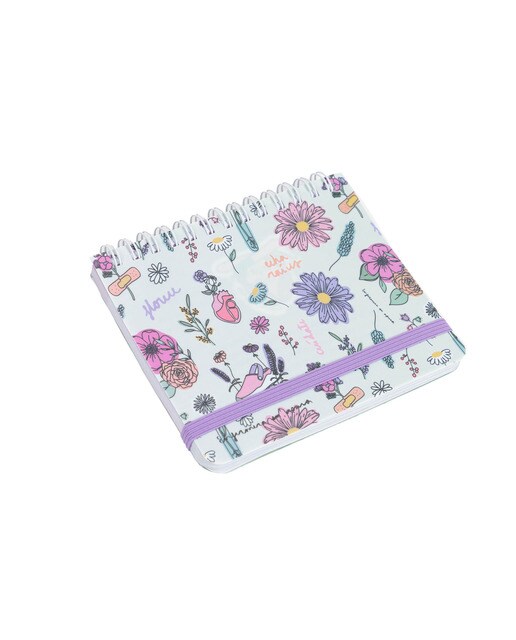 Bloco com argolas Enfermera en apuros blossom 4