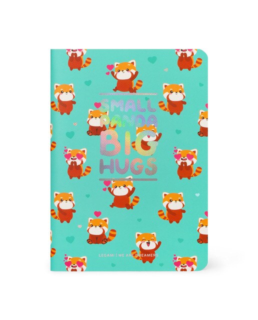 Caderno A6 Legami Red Panda 1